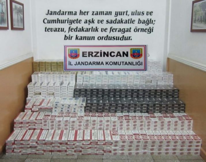 Jandarma’dan Kaçak Sigara Operasyonu